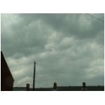 A closer shot of stormy clouds