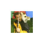 We found this one sheltering from the rain, at Raby Castle walled garden